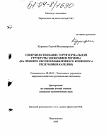 Совершенствование территориальной структуры экономики региона - тема диссертации по экономике, скачайте бесплатно в экономической библиотеке Совершенствование территориальной структуры экономики региона - тема диссертации по экономике, скачайте бесплатно в экономической библиотеке