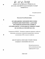 Организационно-экономические основы формирования мониторинга адаптации крестьянских (фермерских) хозяйств к региональному агропродовольственному рынку - тема диссертации по экономике, скачайте бесплатно в экономической библиотеке Организационно-экономические основы формирования мониторинга адаптации крестьянских (фермерских) хозяйств к региональному агропродовольственному рынку - тема диссертации по экономике, скачайте бесплатно в экономической библиотеке